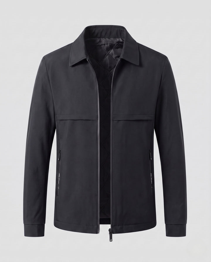 Men's Elegant Transitional Jacket with Quilted Lining Hudson & Parker