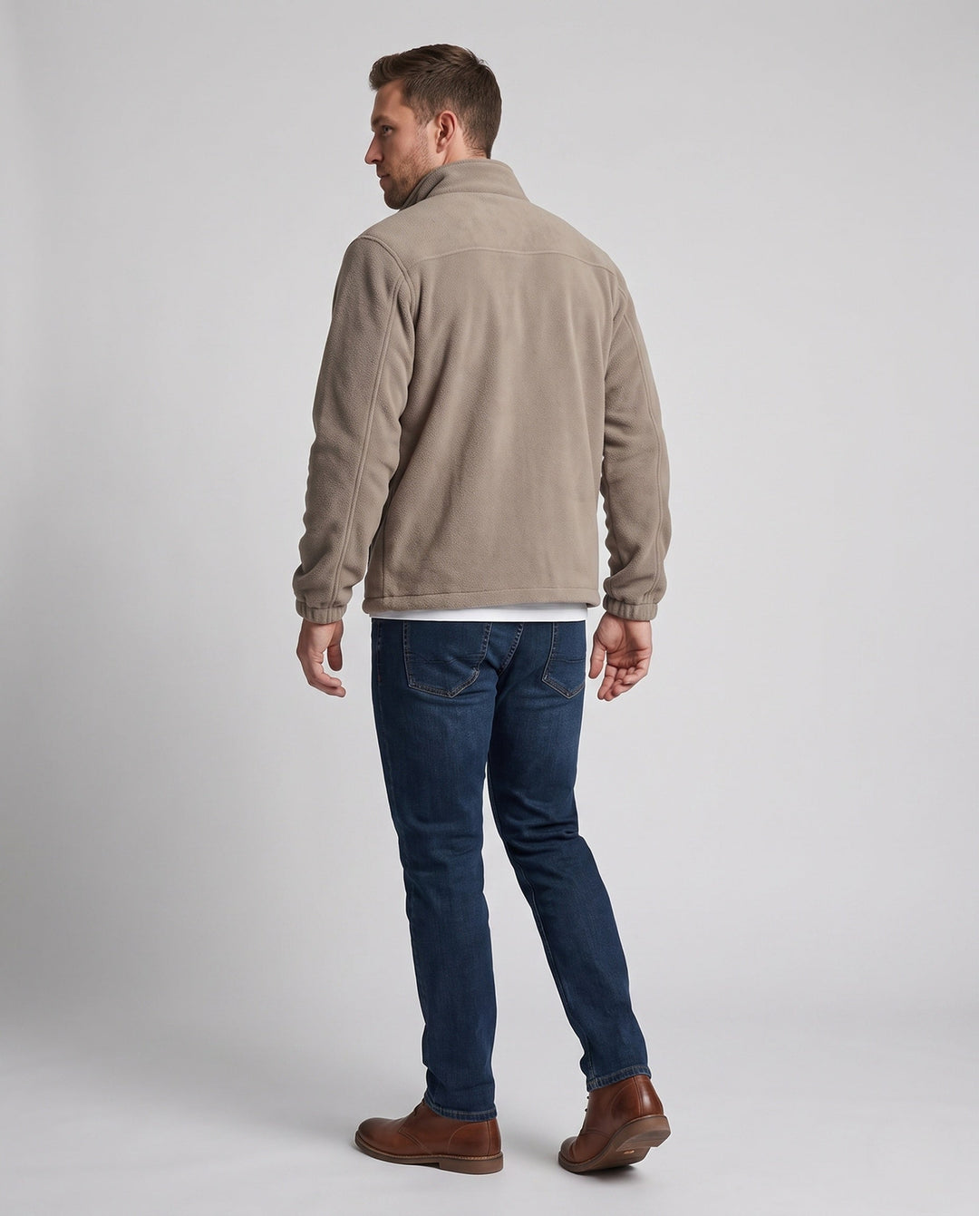 Men's fleece jacket with high-quality lining Hudson & Parker