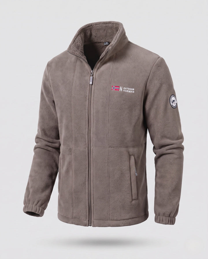 Men's fleece jacket with high-quality lining Hudson & Parker