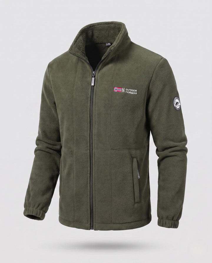 Men's fleece jacket with high-quality lining Hudson & Parker