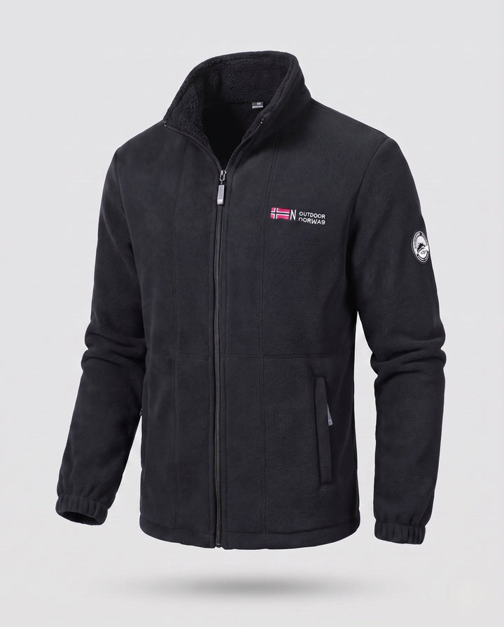 Men's fleece jacket with high-quality lining Hudson & Parker