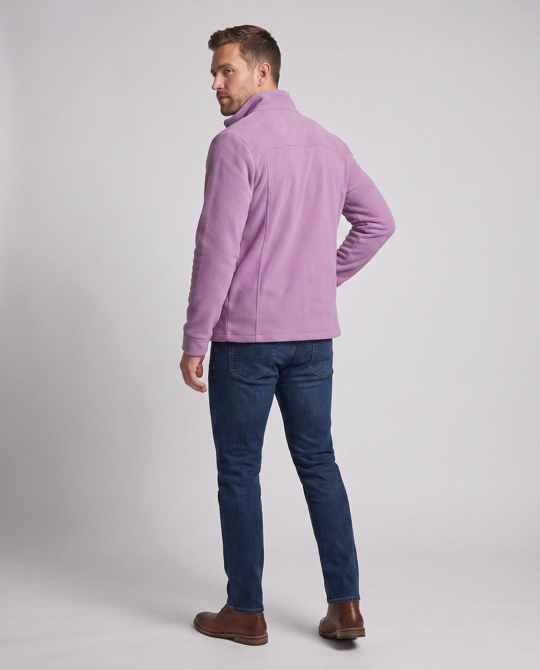 Men's Fleece Jacket with Side Pockets Hudson & Parker