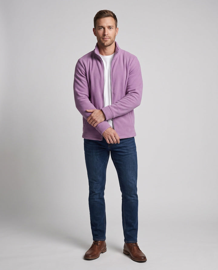 Men's Fleece Jacket with Side Pockets Hudson & Parker