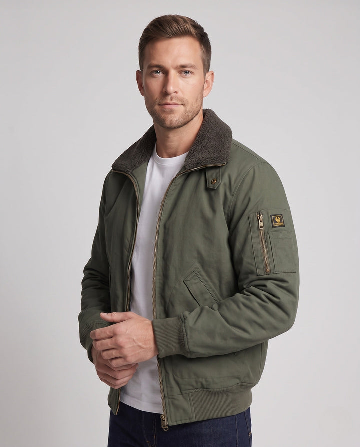 Men's leisure jacket with fleece lining Hudson & Parker