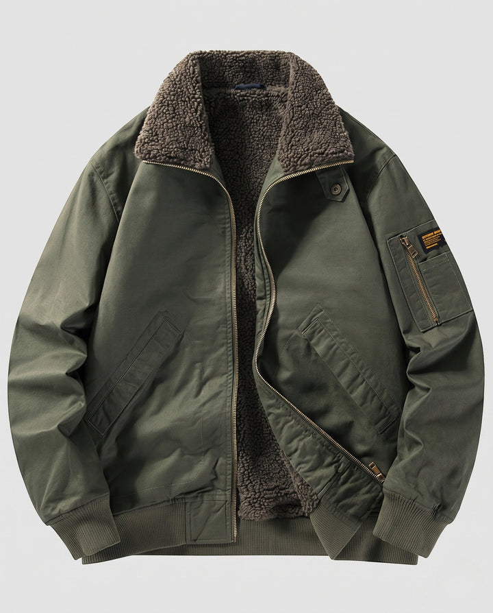 Men's leisure jacket with fleece lining Hudson & Parker