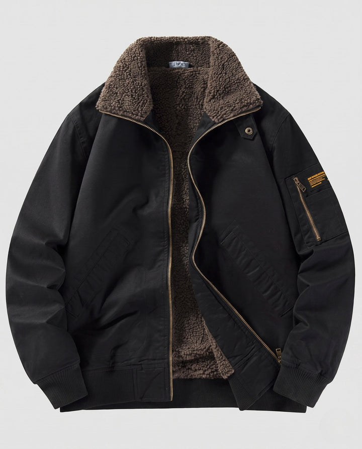 Men's leisure jacket with fleece lining Hudson & Parker