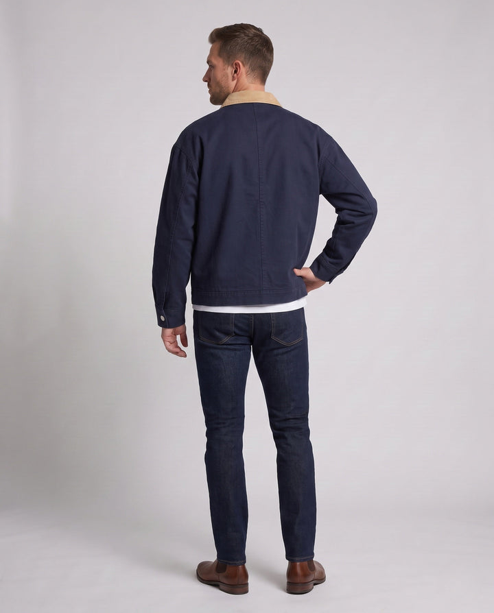 Men's leisure jacket with contrasting collar Hudson & Parker