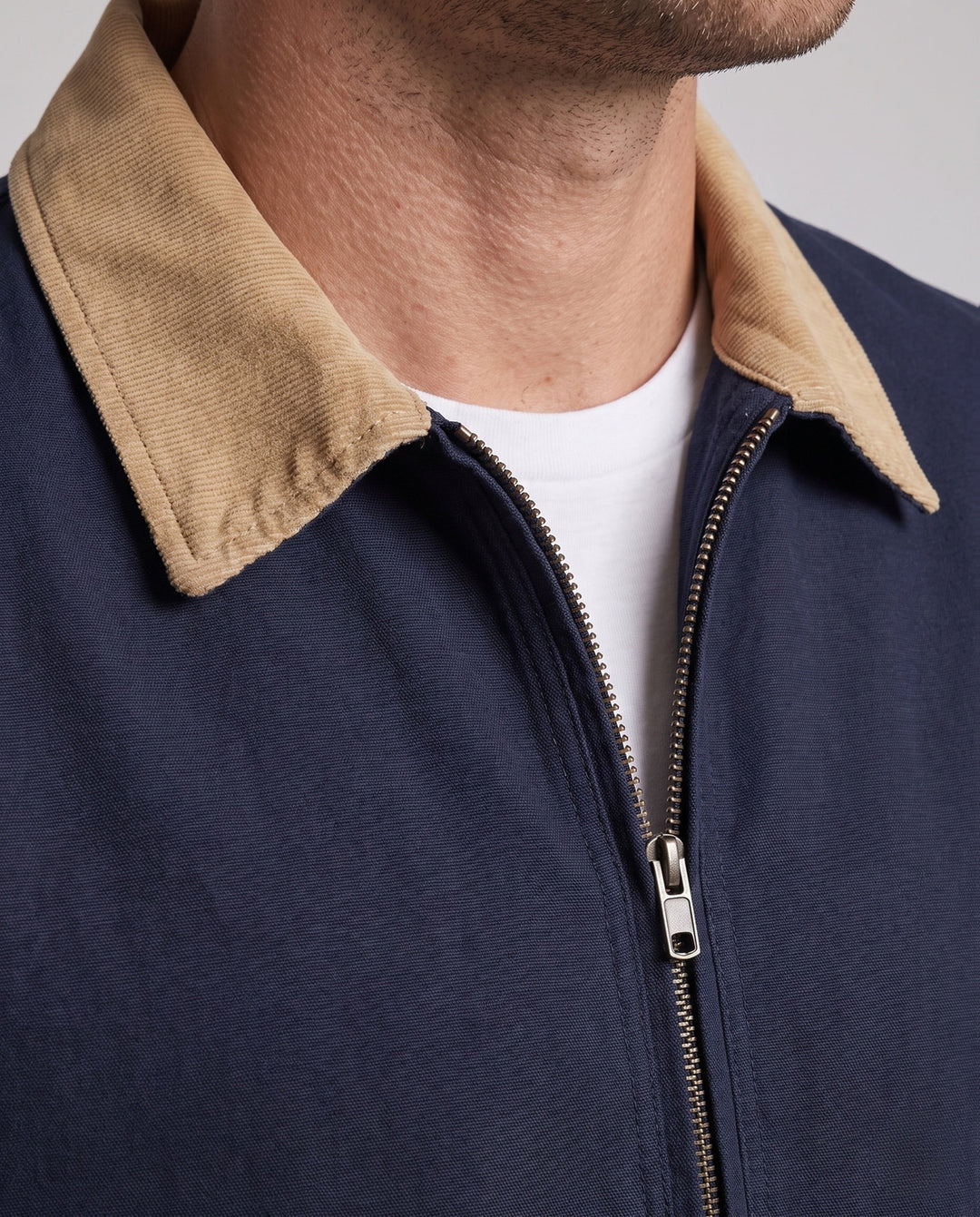 Men's leisure jacket with contrasting collar Hudson & Parker