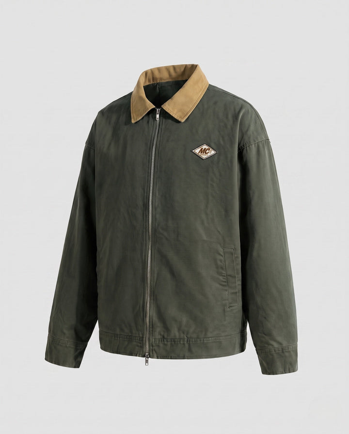 Men's leisure jacket with contrasting collar Hudson & Parker