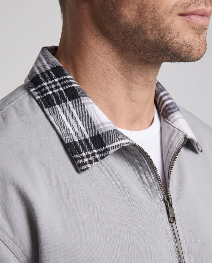 Men's casual jacket with relaxed carrot collar Hudson & Parker