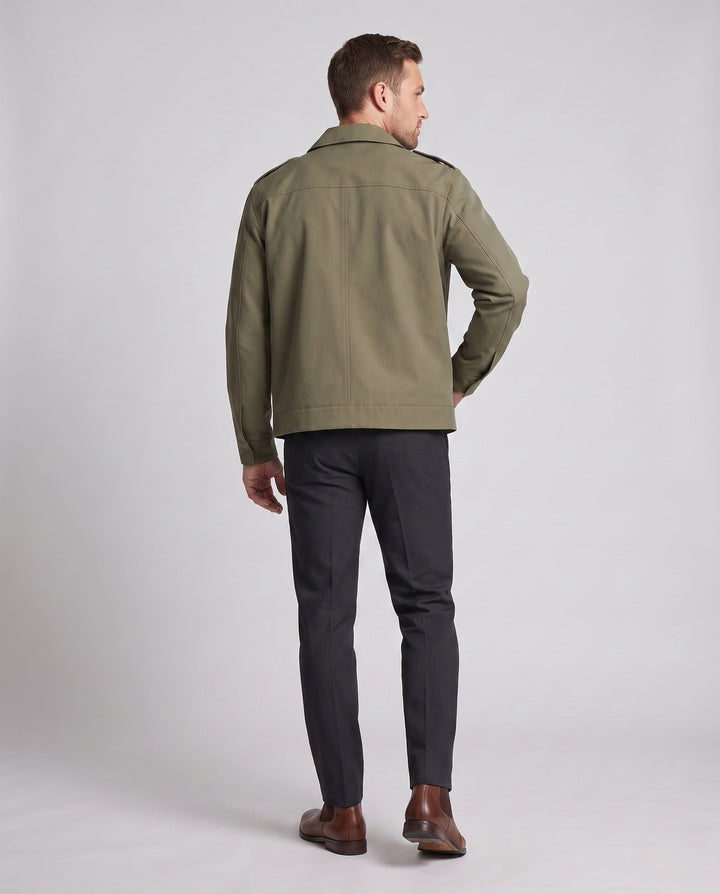 Men's leisure jacket with practical zip pockets Hudson & Parker