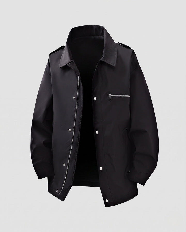 Men's leisure jacket with practical zip pockets Hudson & Parker
