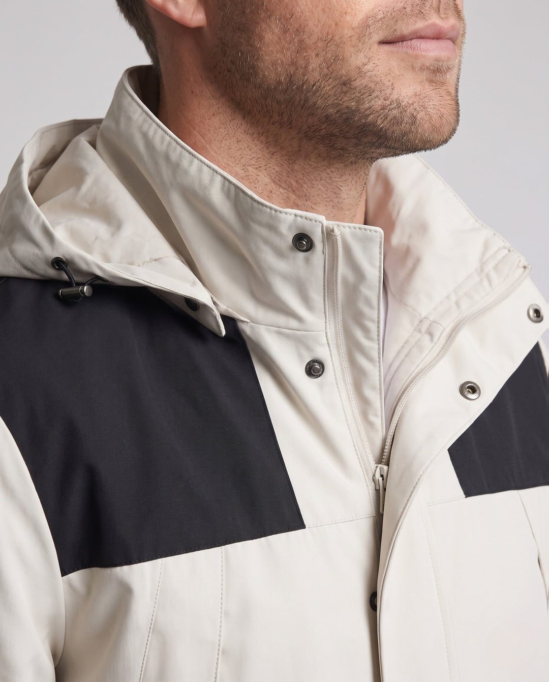 Men's leisure jacket with adjustable hood Hudson & Parker