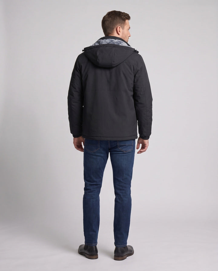 Men's Functional Outdoor Jacket with Hood Hudson & Parker