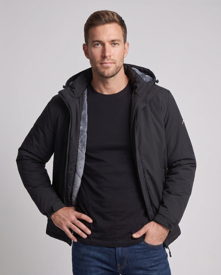 Men's Functional Outdoor Jacket with Hood Hudson & Parker