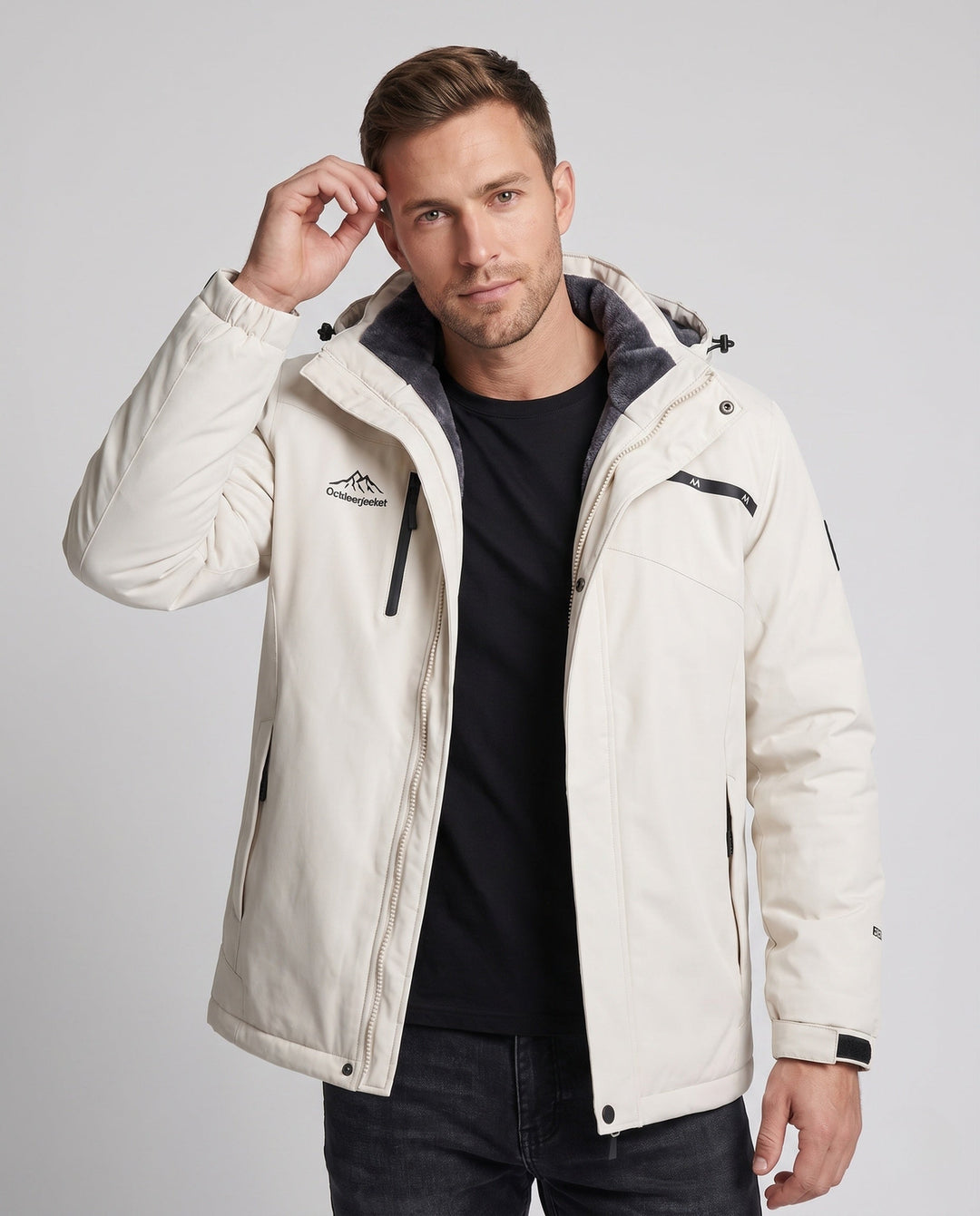 Men's functional jacket with high thermal insulation Hudson & Parker