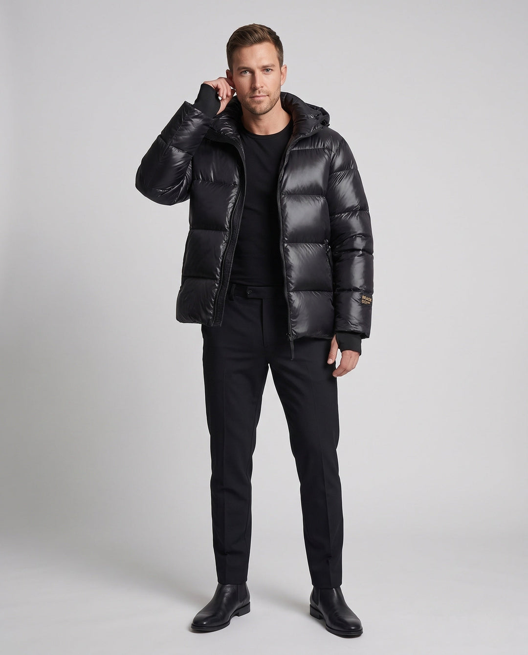 Men's Functional Jacket with Hood Hudson & Parker