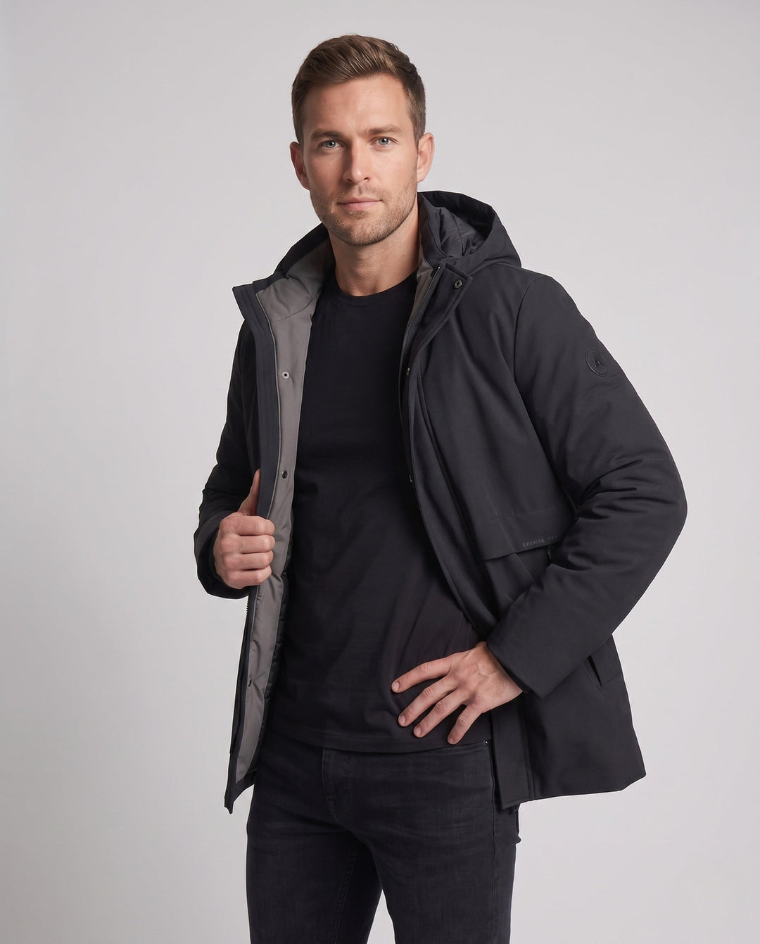 Men's functional jacket with thermal insulation Hudson & Parker