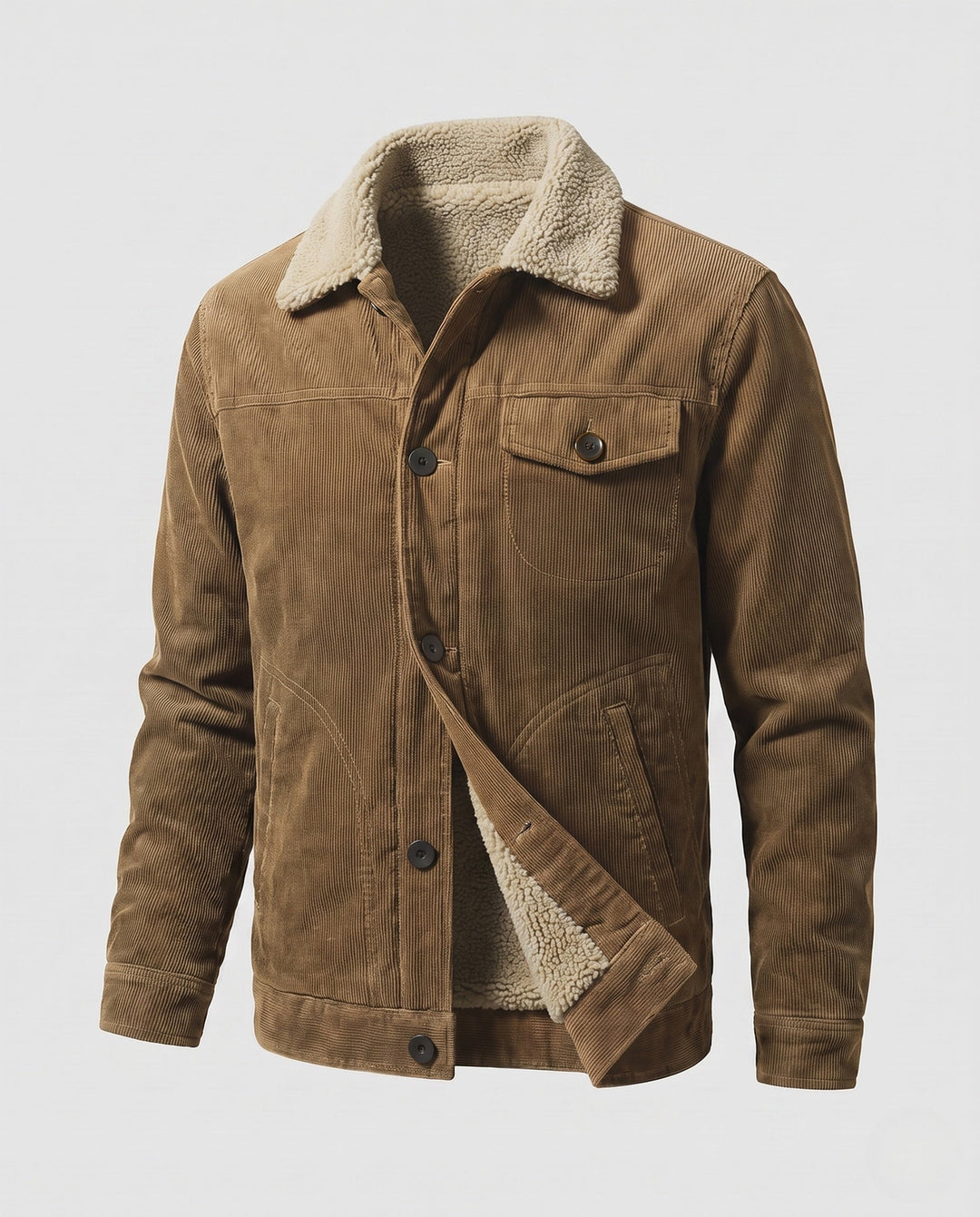 Men's Cozy Cord Jacket with Teddy Lining Hudson & Parker