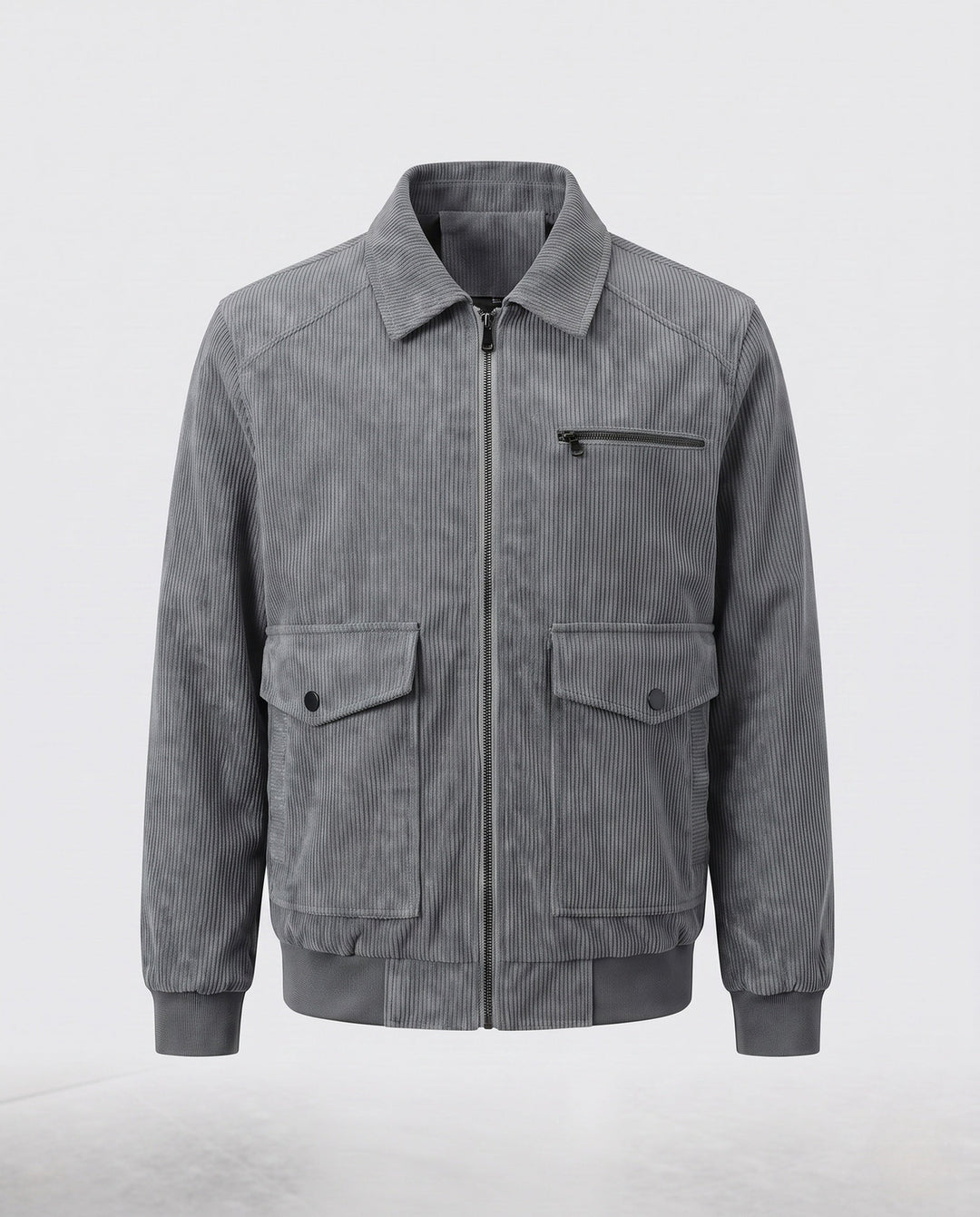 Men's Casual Cord Jacket with Practical Pockets Hudson & Parker
