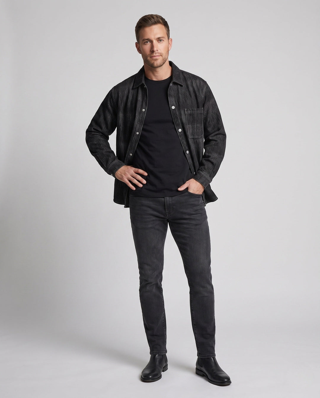 Men's Casual Overshirt Jacket Hudson & Parker