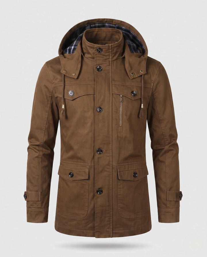 Men's casual parka jacket Hudson & Parker