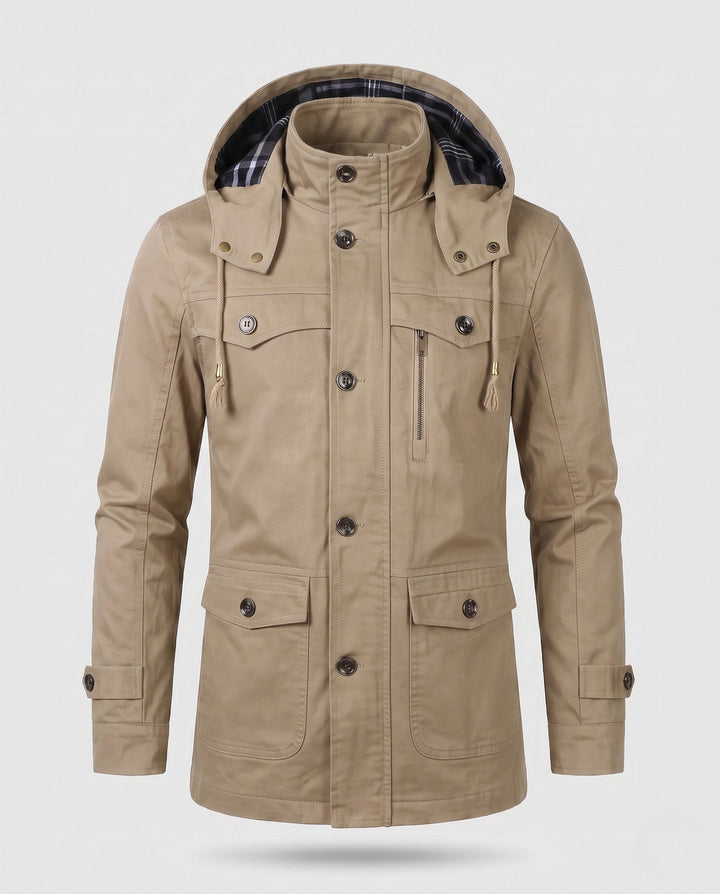 Men's casual parka jacket Hudson & Parker