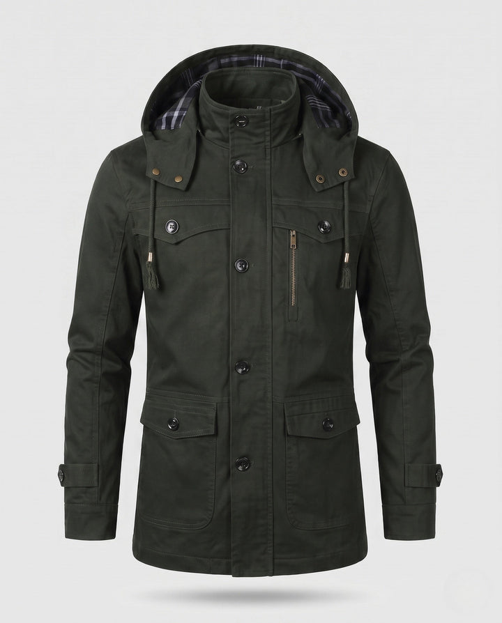 Men's casual parka jacket Hudson & Parker