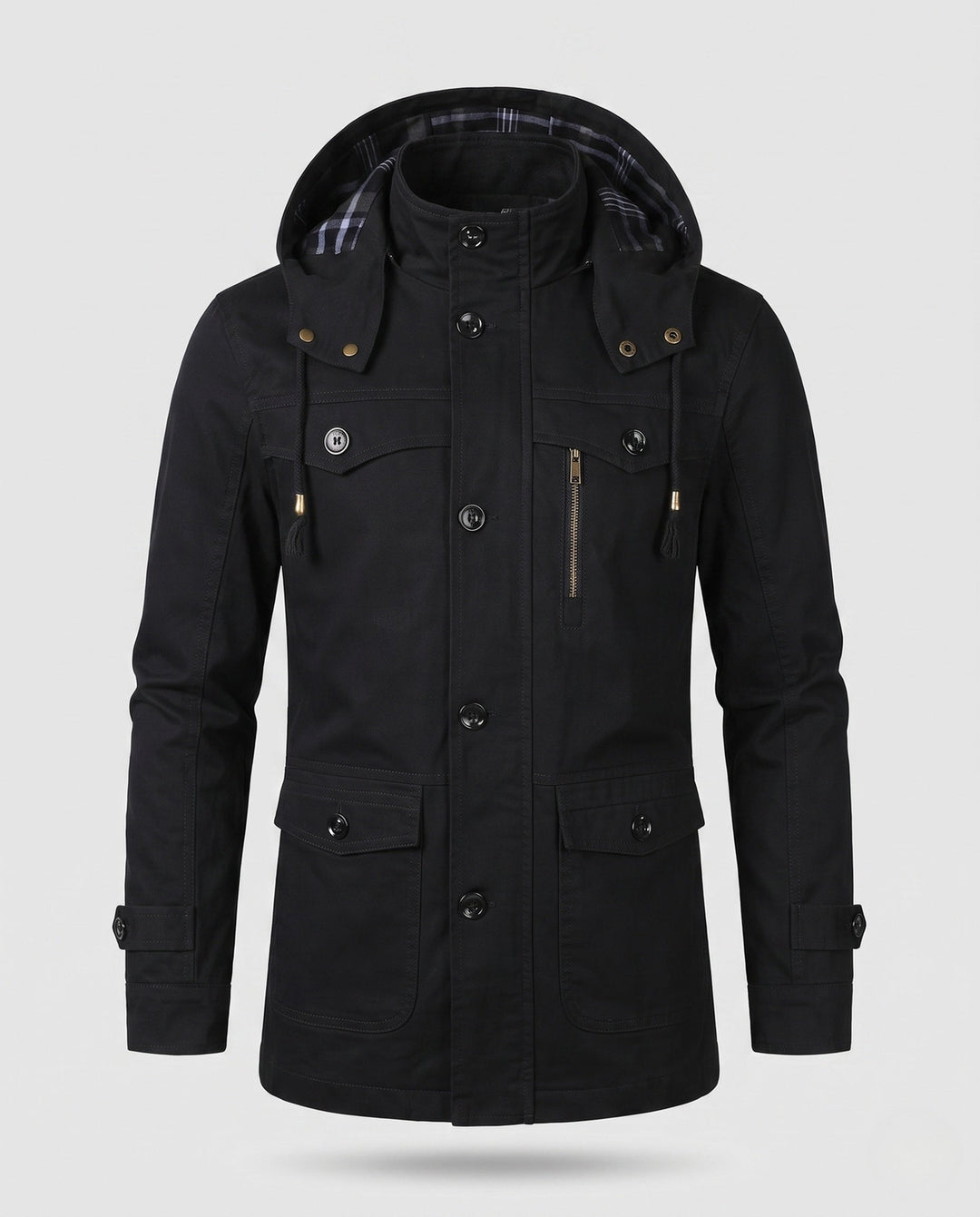 Men's casual parka jacket Hudson & Parker