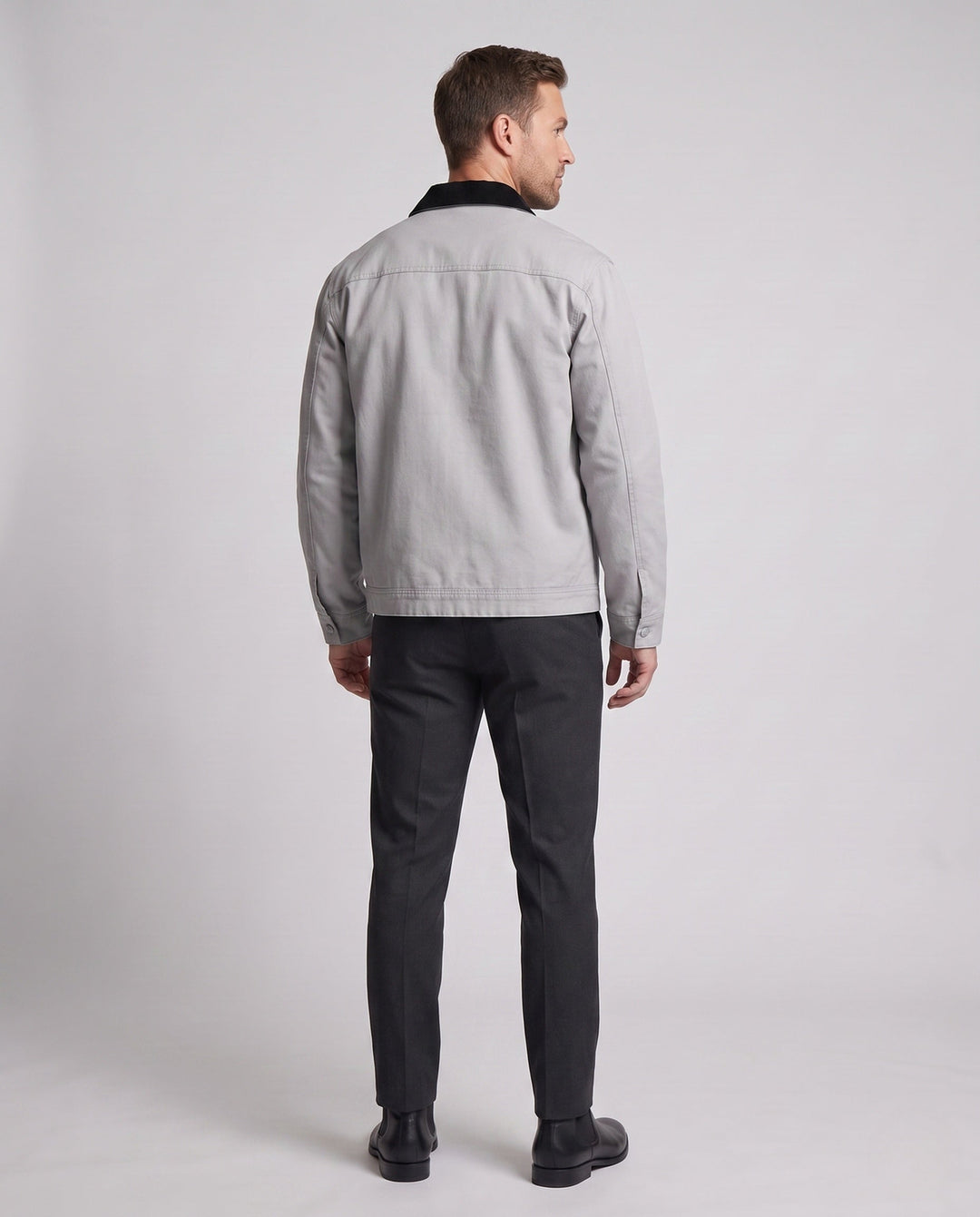 Men's Casual Transition Jacket with Versatile Details Hudson & Parker