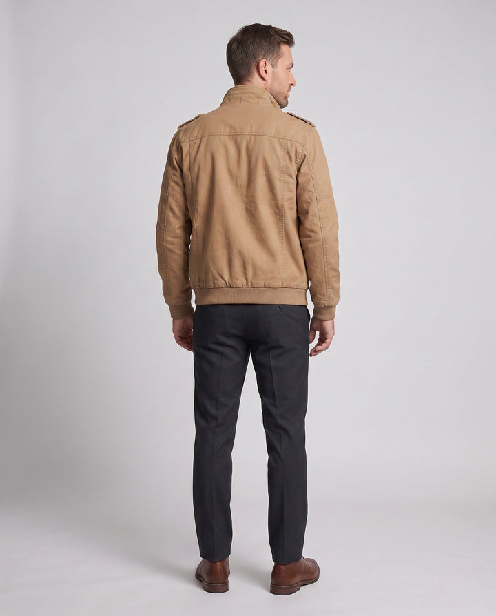 Men's Casual Utility Jacket with Practical Pockets Hudson & Parker