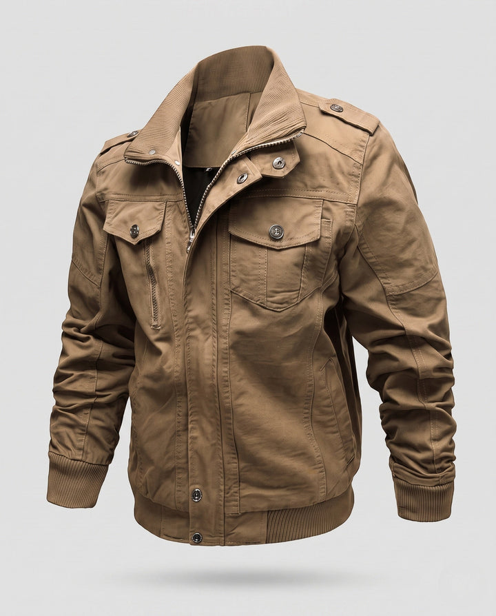 Men's Casual Utility Jacket with Practical Pockets Hudson & Parker