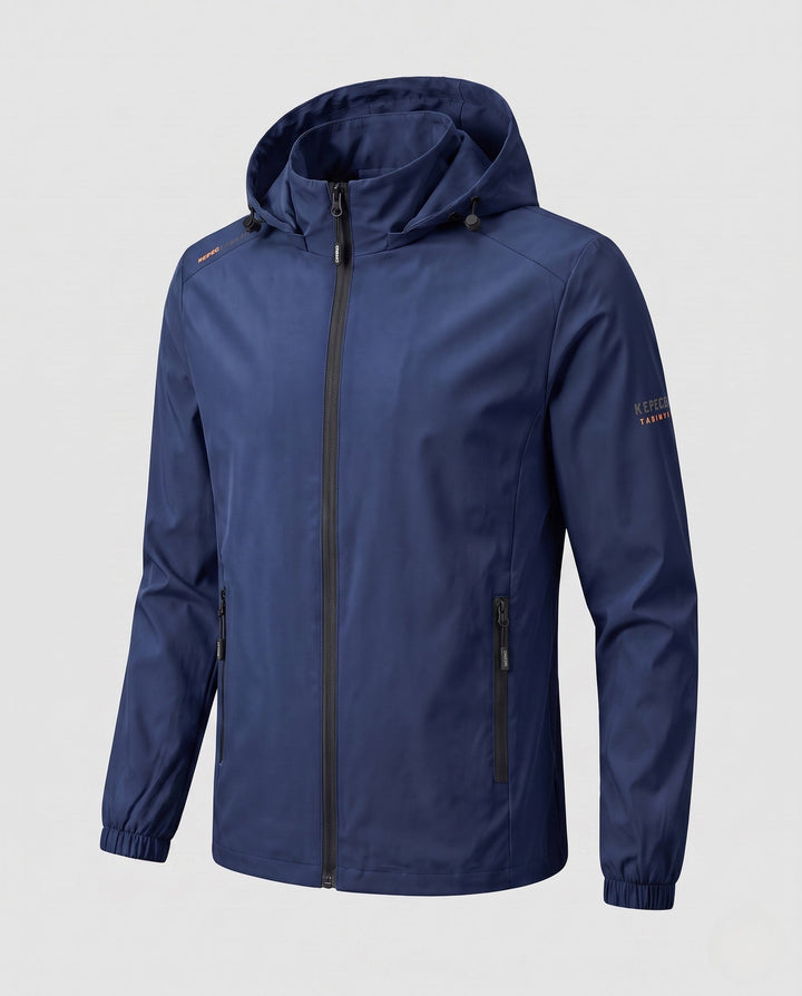 Men's Lightweight All-Weather Jacket with Adjustable Hood Hudson & Parker