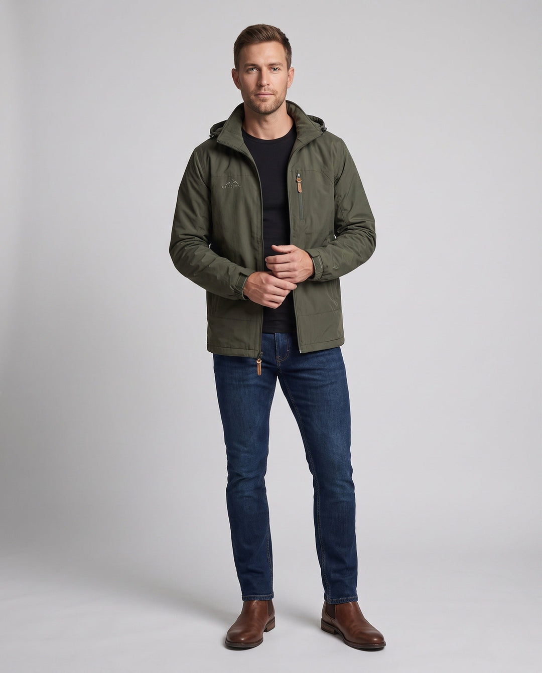 Men's Lightweight Jacket with Hood Hudson & Parker