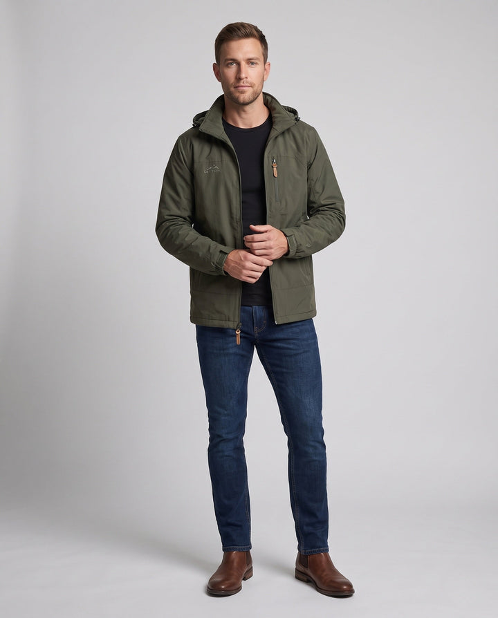Men's Lightweight Jacket with Hood Hudson & Parker