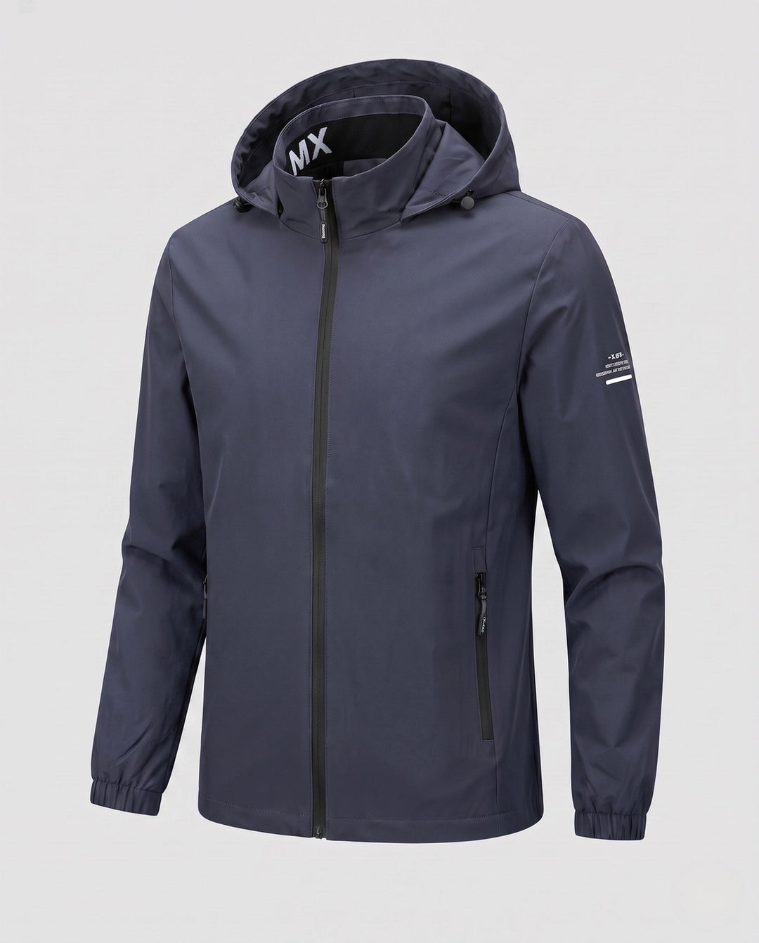 Men's Lightweight Outdoor Jacket with Adjustable Hood Design Hudson & Parker