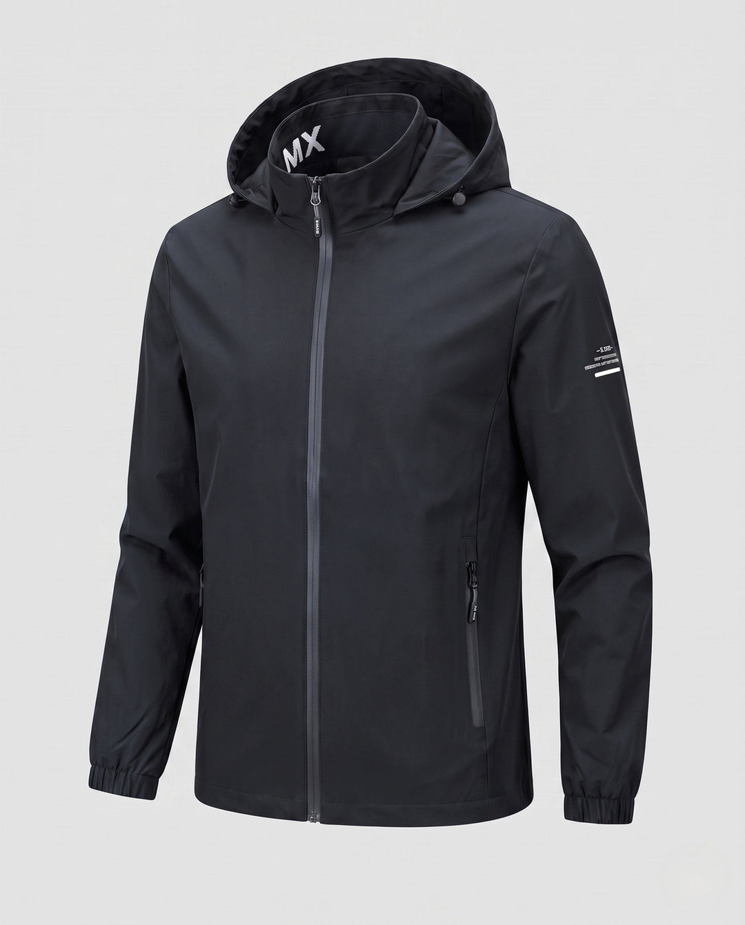 Men's Lightweight Outdoor Jacket with Adjustable Hood Design Hudson & Parker