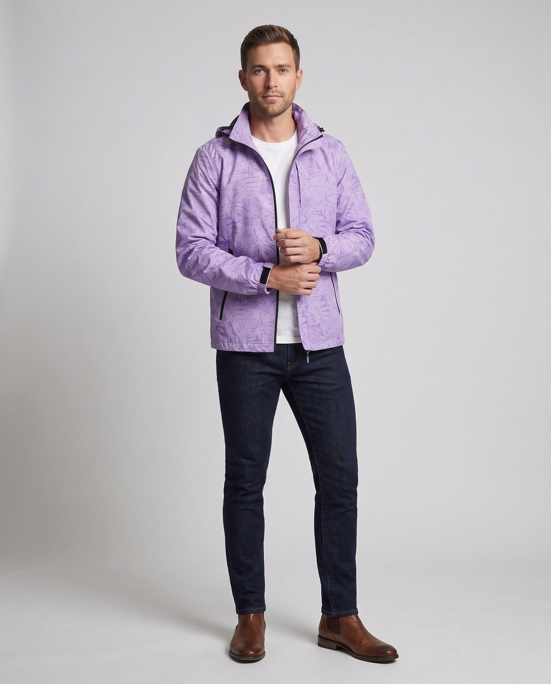 Men's Lightweight Sports Jacket with Innovative Pattern Hudson & Parker