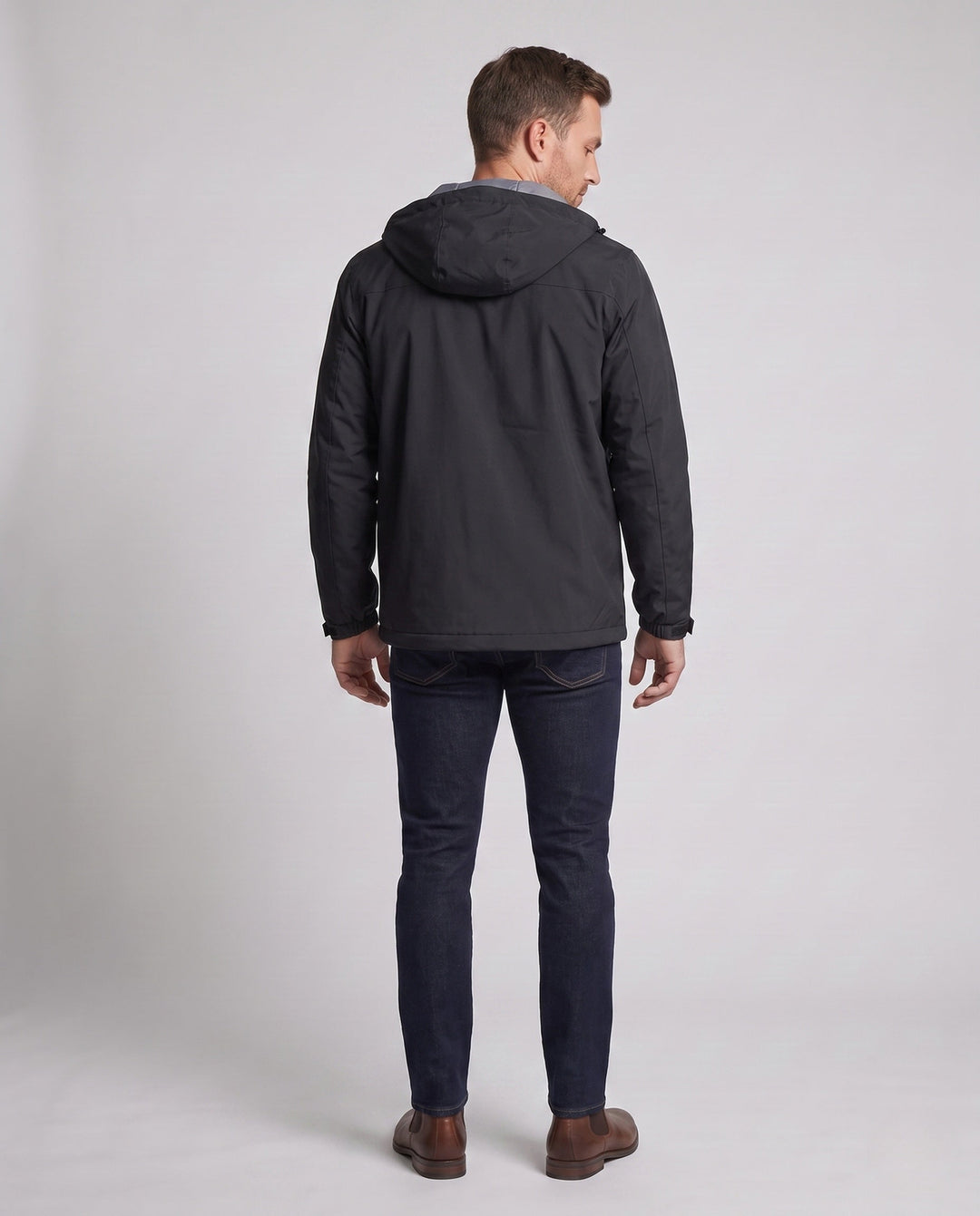 Men's Lightweight Transition Jacket with Hood Hudson & Parker