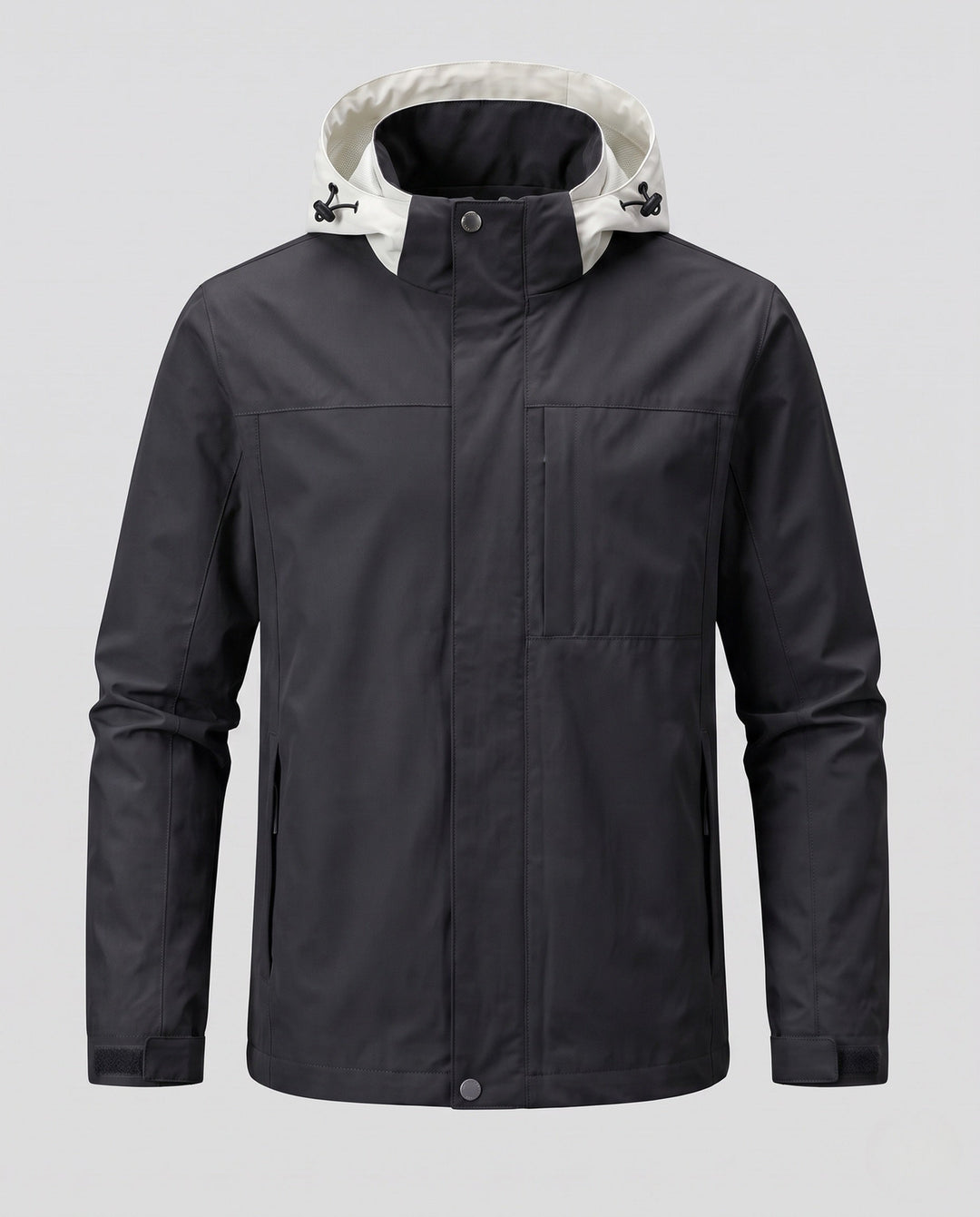 Men's Light Transition Jacket with Adjustable Hood Design Hudson & Parker
