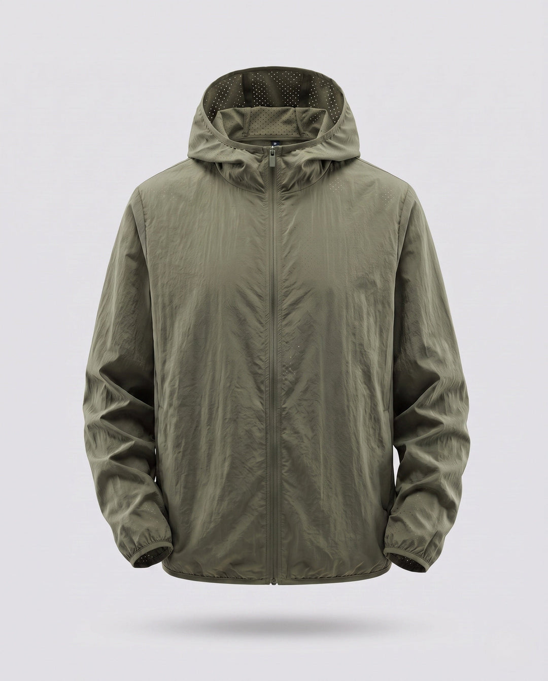 Men's Lightweight Windbreaker Jacket with Adjustable Hood Design Hudson & Parker