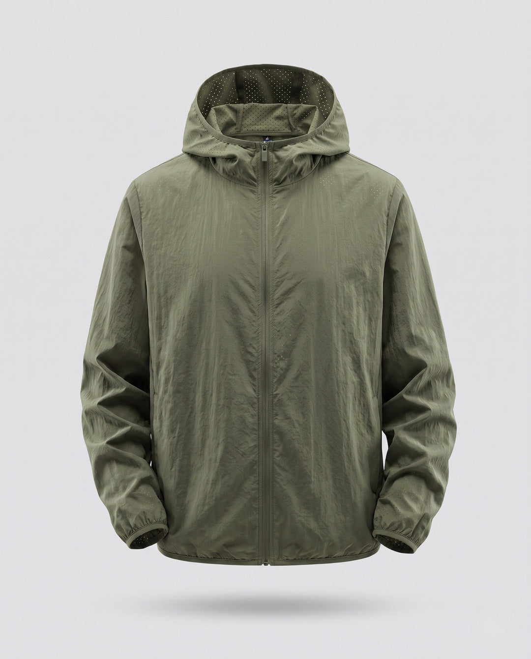 Men's Lightweight Windbreaker Jacket with Adjustable Hood Design Hudson & Parker