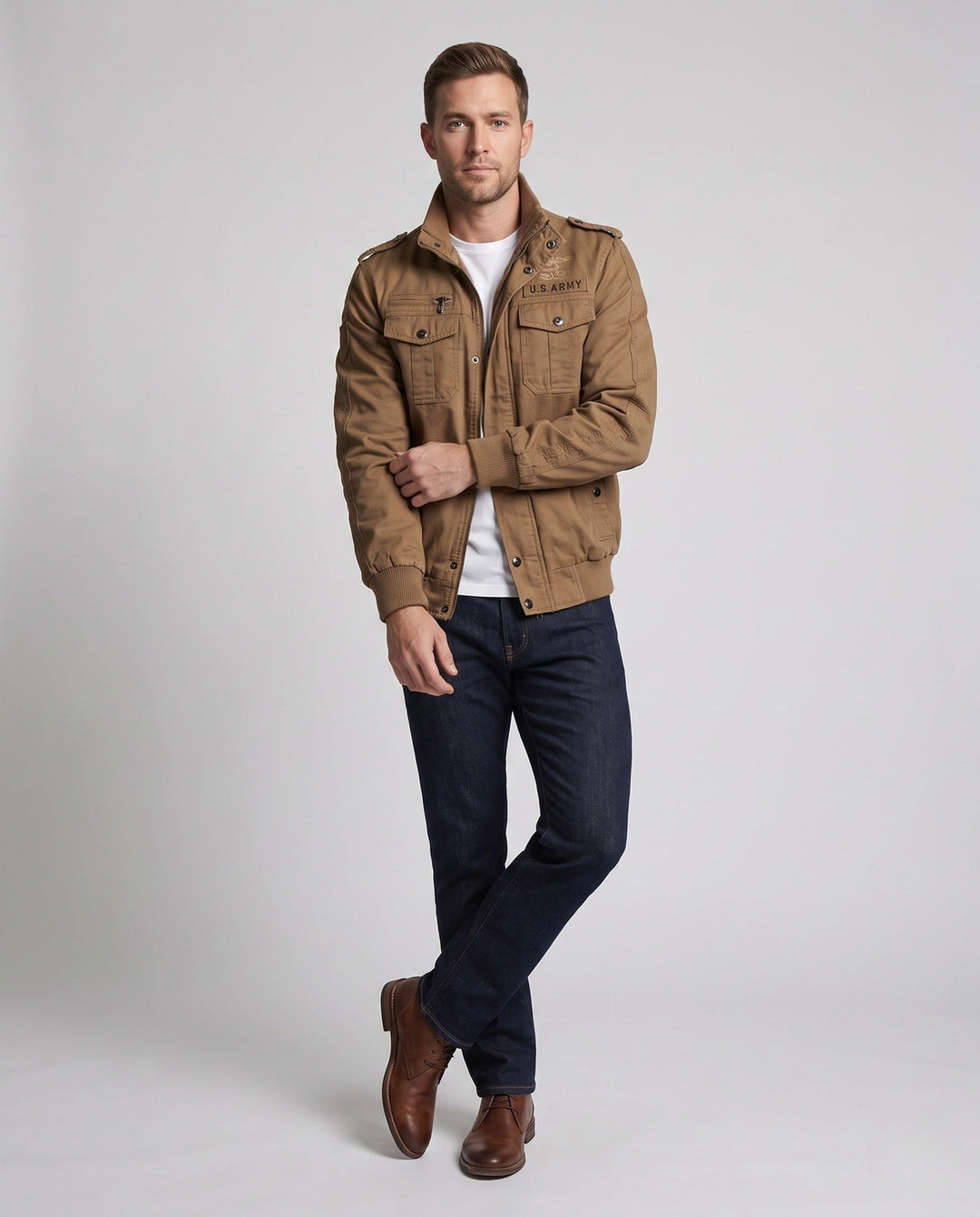 Men's Military Transitional Jacket Hudson & Parker