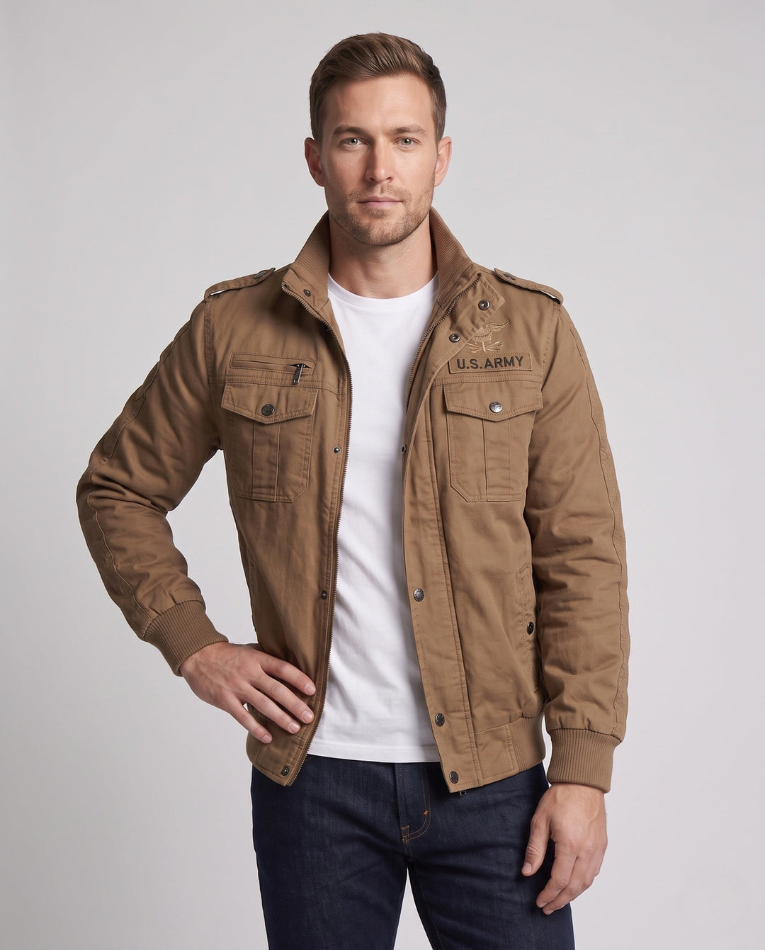 Men's Military Transitional Jacket Hudson & Parker