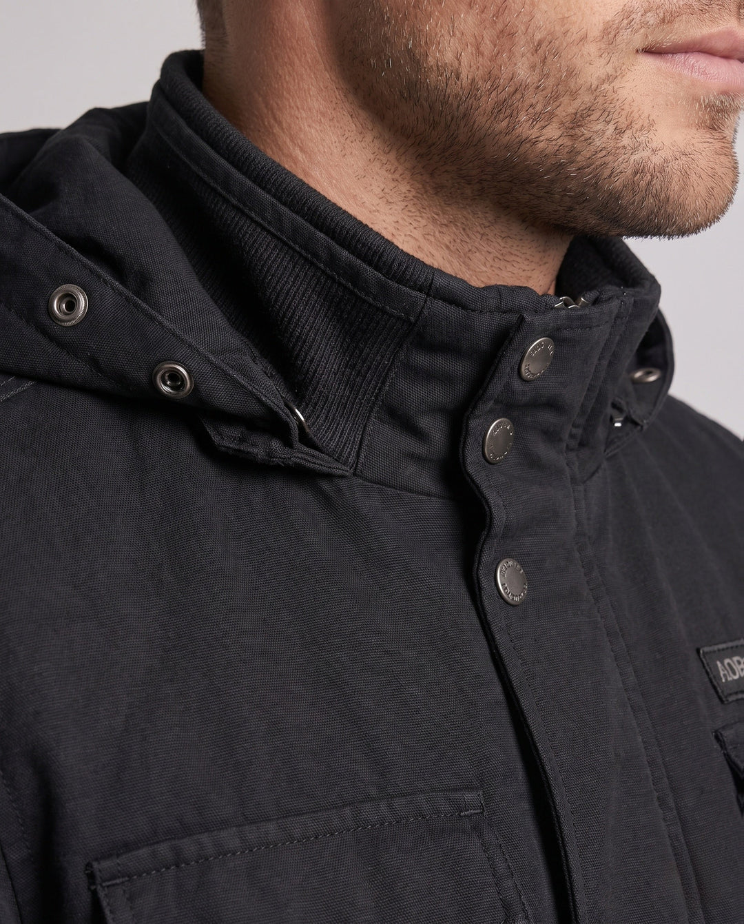 Men's Vintage Style Military Jacket Hudson & Parker