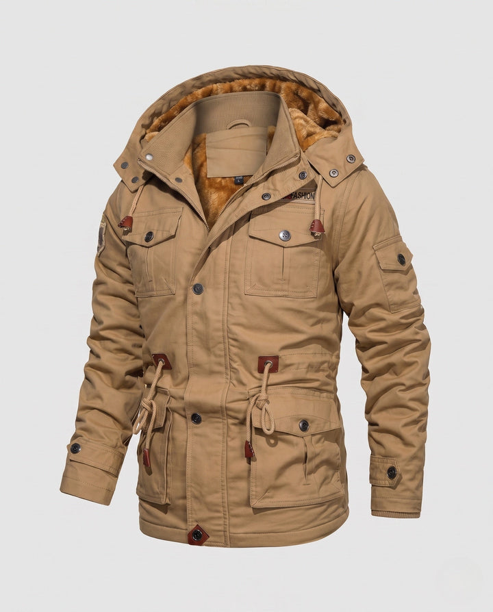 Men's Vintage Style Military Jacket Hudson & Parker