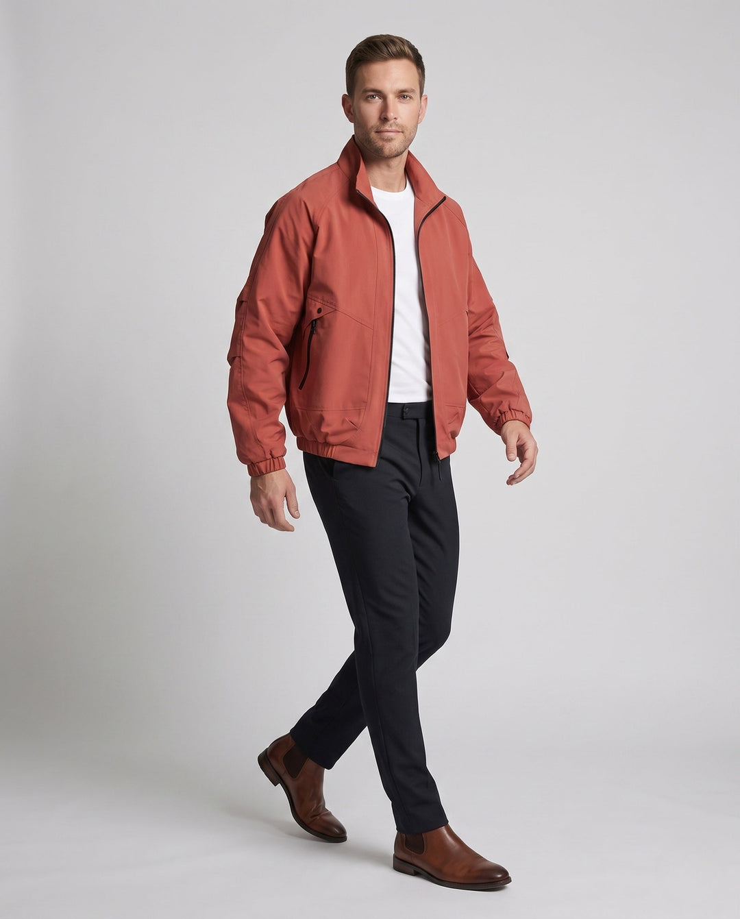 Men's Modern Jacket with Practical Pockets Hudson & Parker