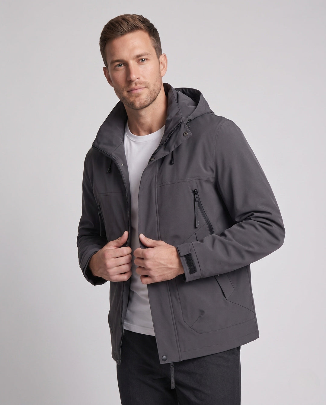 Men's Modern Windbreaker Jacket Hudson & Parker