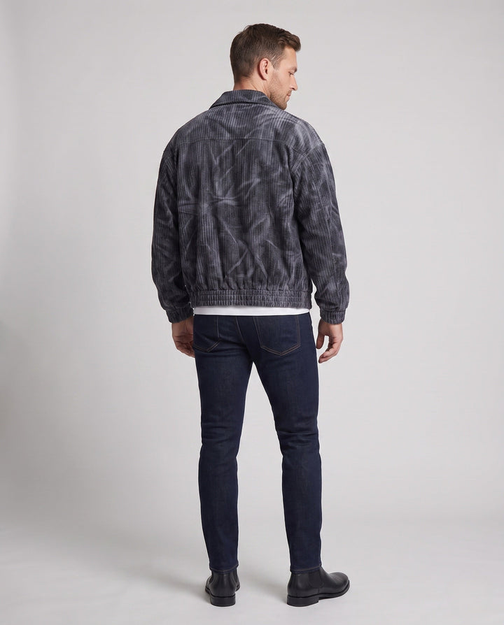 Men's Fashion Cord Jacket with Graphic Design Hudson & Parker