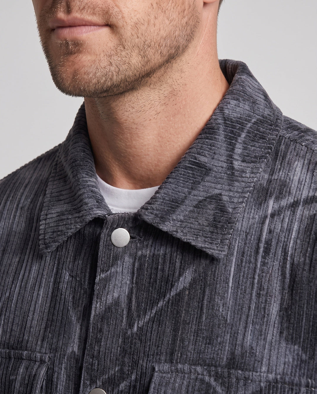 Men's Fashion Cord Jacket with Graphic Design Hudson & Parker